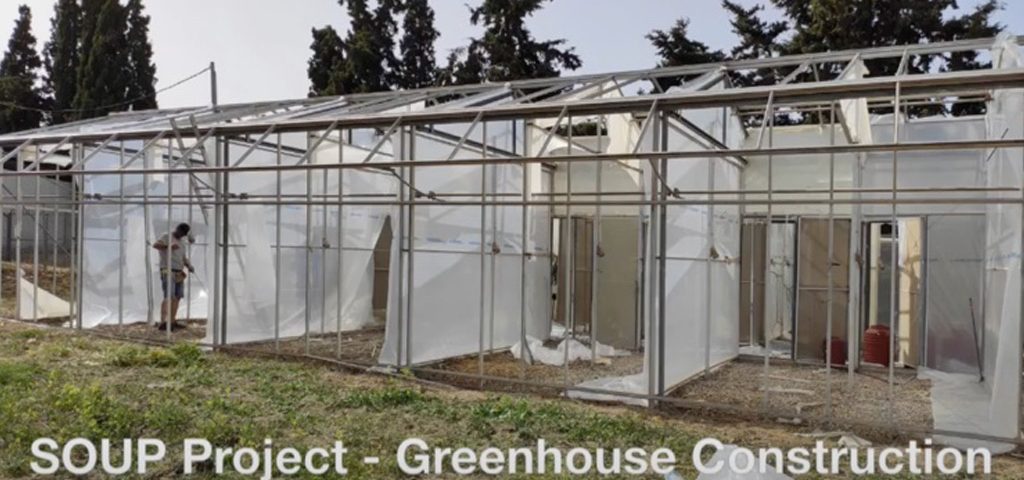 This is a frame from a video regarding Greenhouse Reconstruction.